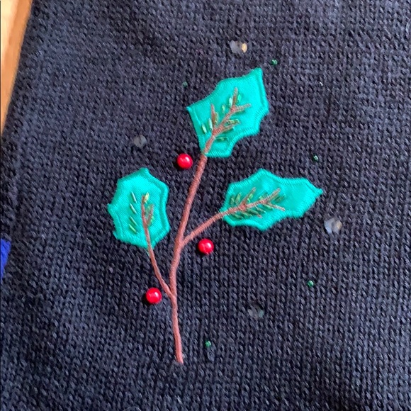 Holiday sparkly Ugly sweater vest free w purchase - Picture 5 of 6